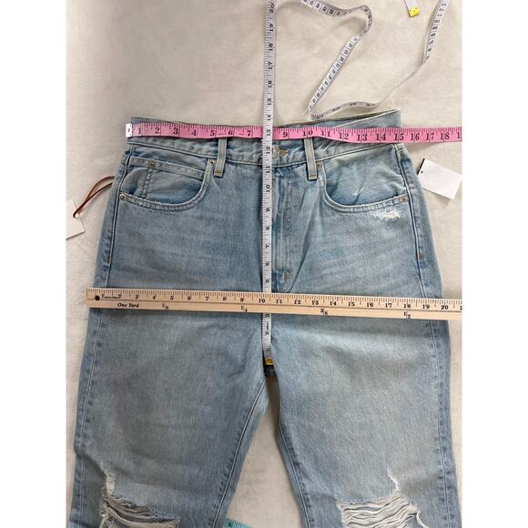 New SLVRLAKE London High Rise Broken Dreams Ripped Distressed Jeans Capsule Fall - Picture 9 of 10